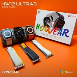 HW12 ULTRA 3 Smart Watch AMOLED Wearable Devices Heart Rate Detection Relojes Inteligentes Relogio Masculino Fashion Smart Watch