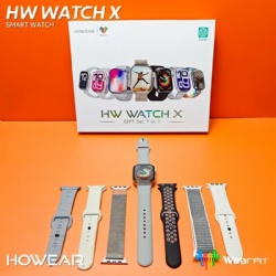 Smartwatch HW Watch X Com 7 Pulseiras 45mm Lançamento 2025 Chat GPT GPS Compativel Ios e Android